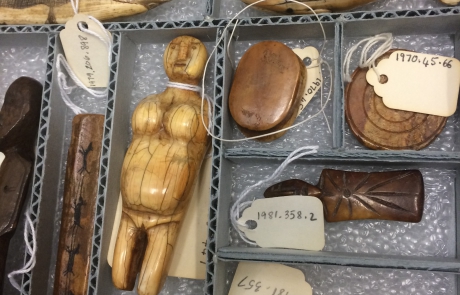 Alaskan Ivory figurines at the Metropolitan Museum of Art