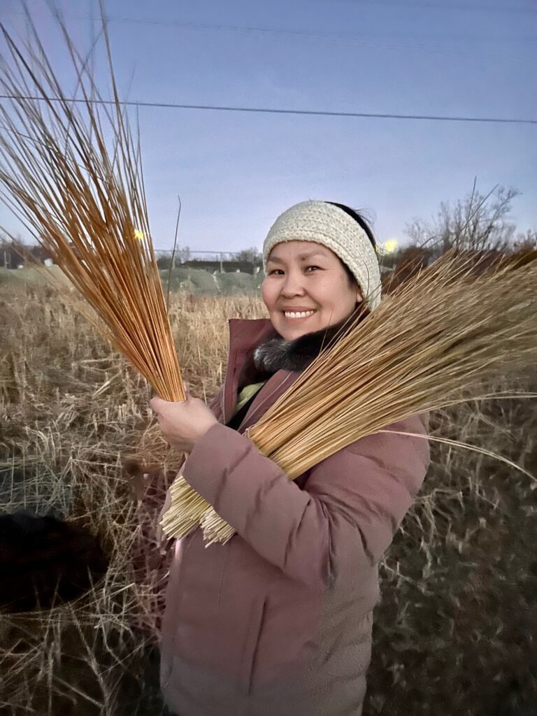 grass weaving